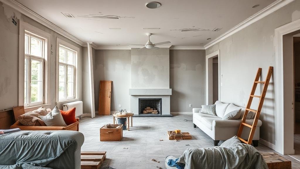 Renovación de salón sin obra con nuevos acabados